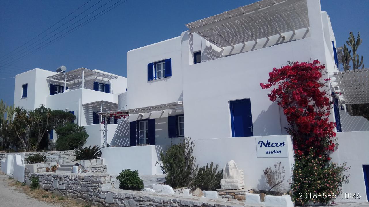Nicos Studios & Apartments لوغاراس المظهر الخارجي الصورة
