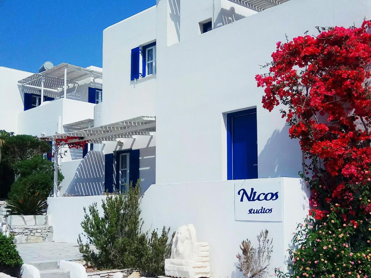 Nicos Studios & Apartments لوغاراس المظهر الخارجي الصورة